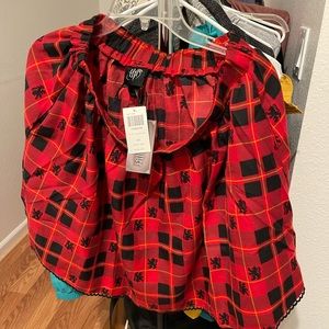 Harry Potter Gryffindor Plaid Skirt